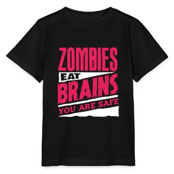 Zombie - Stanley/Stella Kinder T-Shirt MINI CREATOR  - Schwarz - Vorne - Mikhail (115cm)