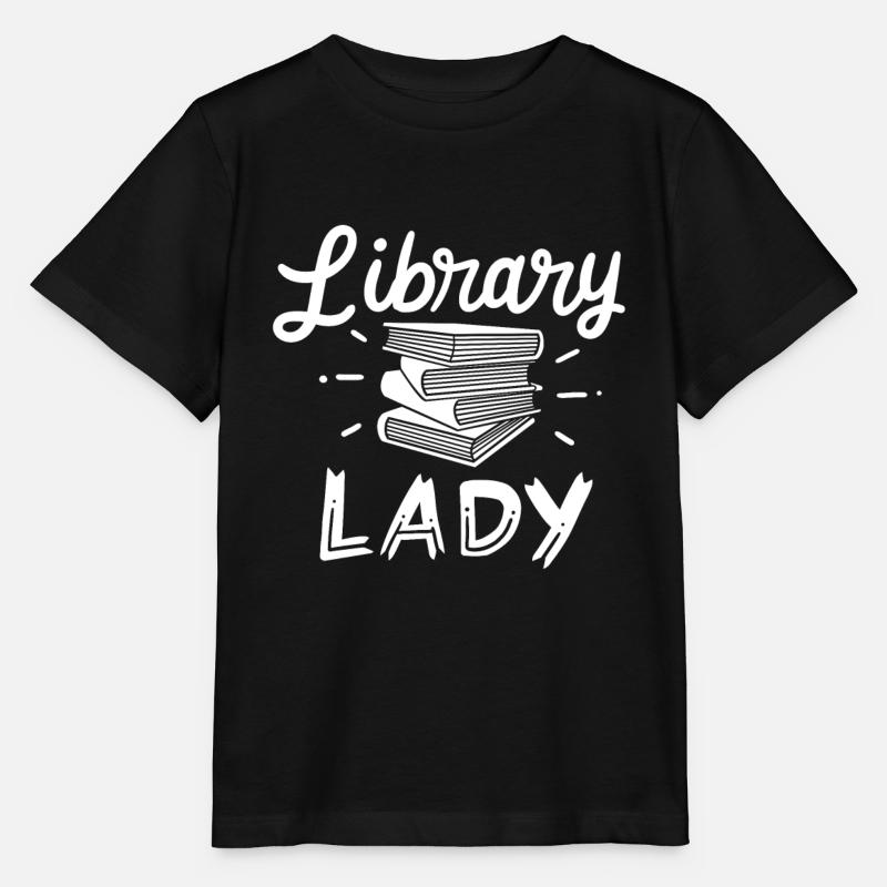 Bücherei - Stanley/Stella Kinder T-Shirt MINI CREATOR  - Schwarz
