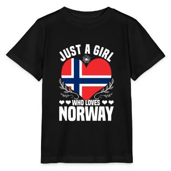 Norwegen Norweger - Stanley/Stella Kinder T-Shirt MINI CREATOR  - Schwarz - Vorne - Mikhail (115cm)