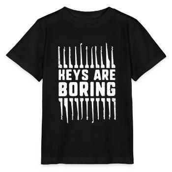 Les clés sont ennuyeuses pour la cueillette des serrures - - T-shirt bio MINI CREATOR Stanley/Stella Enfant - noir - Devant - Mikhail (115cm)