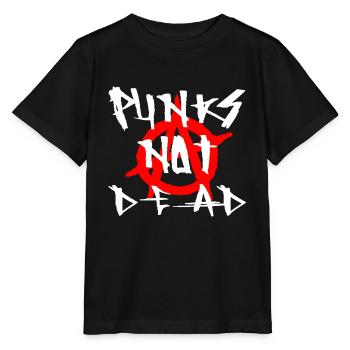Punk's Not Dead - Stanley/Stella MINI CREATOR Kids’ T-Shirt - black - Front - Mikhail (115cm)