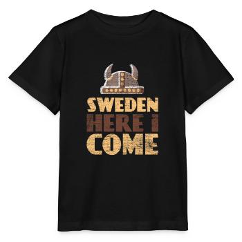 Sweden - Stanley/Stella MINI CREATOR Kids’ T-Shirt - black - Front - Mikhail (115cm)