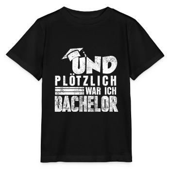 Bachelor Diplom - Stanley/Stella Kinder T-Shirt MINI CREATOR  - Schwarz - Vorne - Mikhail (115cm)