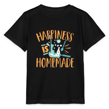 Kochen Koch - Stanley/Stella Kinder T-Shirt MINI CREATOR  - Schwarz - Vorne - Mikhail (115cm)