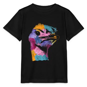 ostrich - Stanley/Stella MINI CREATOR Kids’ T-Shirt - black - Front - Mikhail (115cm)