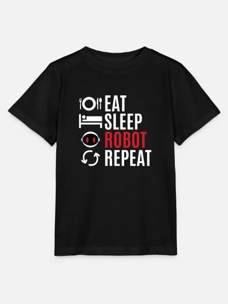 Roboter - Stanley/Stella Kinder T-Shirt MINI CREATOR - Schwarz