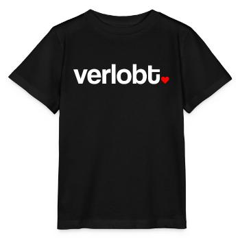 Verlobt Beziehungsstatus Liebe - Stanley/Stella Kinder T-Shirt MINI CREATOR  - Schwarz - Vorne - Mikhail (115cm)