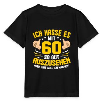 60th birthday - Stanley/Stella MINI CREATOR Kids’ T-Shirt - black - Front - Mikhail (115cm)