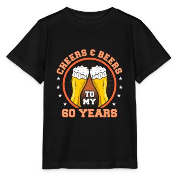 60th birthday - Stanley/Stella MINI CREATOR Kids’ T-Shirt - black - Front - Mikhail (115cm)