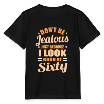 60th birthday - Stanley/Stella MINI CREATOR Kids’ T-Shirt - black - Front - Mikhail (115cm)