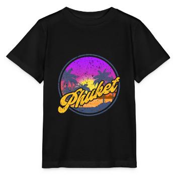 Thailand Phuket - Stanley/Stella Kinder T-Shirt MINI CREATOR  - Schwarz - Vorne - Mikhail (115cm)