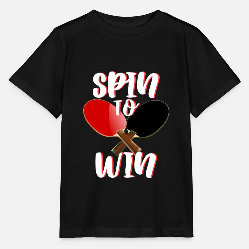 Tennis de table - T-shirt bio MINI CREATOR Stanley/Stella Enfant - noir