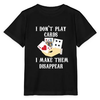 Cadeau de magicien magicien - T-shirt bio MINI CREATOR Stanley/Stella Enfant - noir - Devant - Mikhail (115cm)