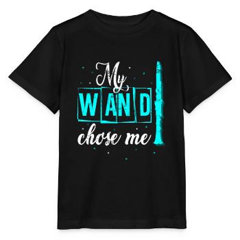 clarinet - Stanley/Stella MINI CREATOR Kids’ T-Shirt - black - Front - Mikhail (115cm)