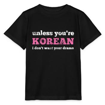 K-pop - Stanley/Stella MINI CREATOR Kids’ T-Shirt - black - Front - Mikhail (115cm)
