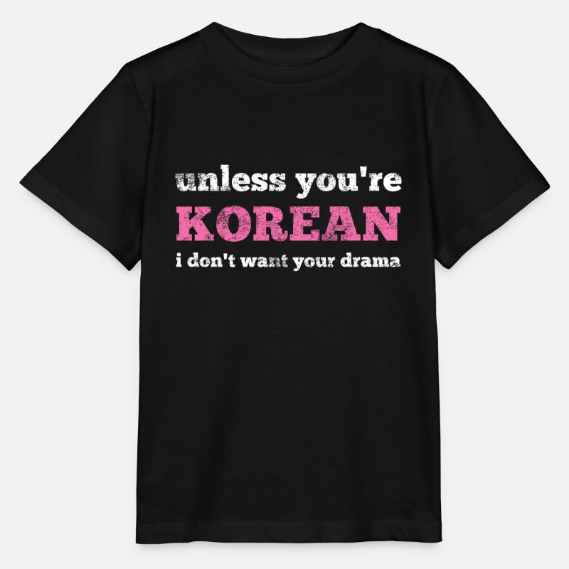 K-pop - Stanley/Stella MINI CREATOR Kids’ T-Shirt - black
