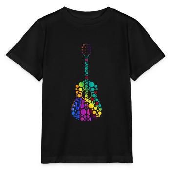 Gitarre E Gitarre - Stanley/Stella Kinder T-Shirt MINI CREATOR  - Schwarz - Vorne - Mikhail (115cm)