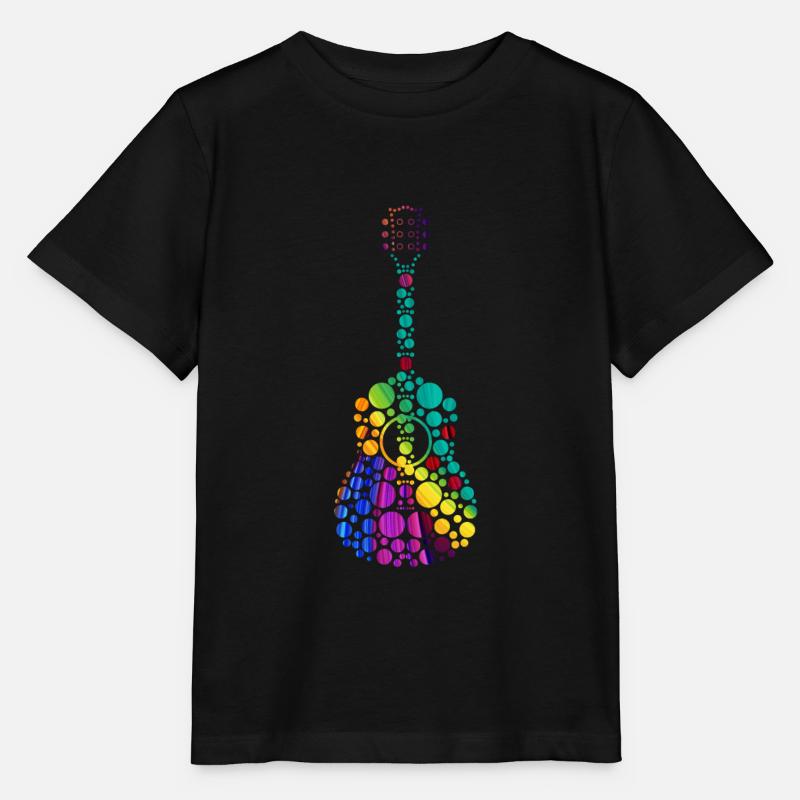 Guitare guitare électrique - T-shirt bio MINI CREATOR Stanley/Stella Enfant - noir