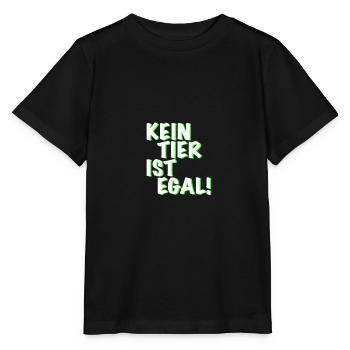 Tierschutz - Stanley/Stella Kinder T-Shirt MINI CREATOR  - Schwarz - Vorne - Mikhail (115cm)