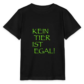 Tierschutz - Stanley/Stella Kinder T-Shirt MINI CREATOR  - Schwarz - Vorne - Mikhail (115cm)
