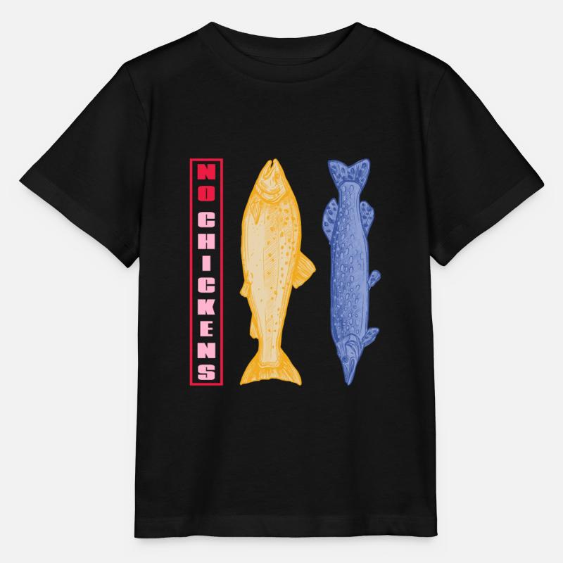 Fisch Fischen - Stanley/Stella Kinder T-Shirt MINI CREATOR - Schwarz