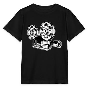 Film Dreh Kamera - Stanley/Stella Kinder T-Shirt MINI CREATOR  - Schwarz - Vorne - Mikhail (115cm)