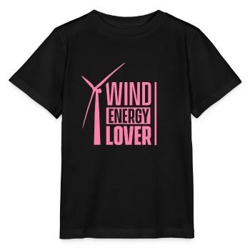 Windrad - Stanley/Stella Kinder T-Shirt MINI CREATOR  - Schwarz - Vorne - Mikhail (115cm)