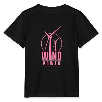 Moulin à vent - T-shirt bio MINI CREATOR Stanley/Stella Enfant - noir - Devant - Mikhail (115cm)
