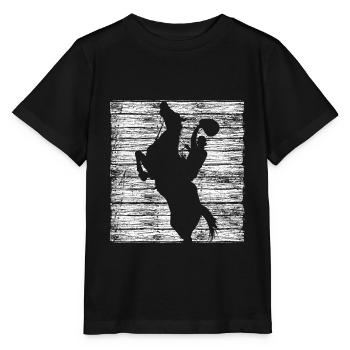 Cowboy horse cowboy boots - Stanley/Stella MINI CREATOR Kids’ T-Shirt - black - Front - Mikhail (115cm)