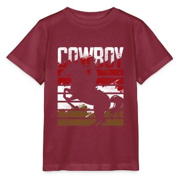 Bottes Cowboy Cowboy - T-shirt bio MINI CREATOR Stanley/Stella Enfant - bordeaux - Devant - Kain (125cm)