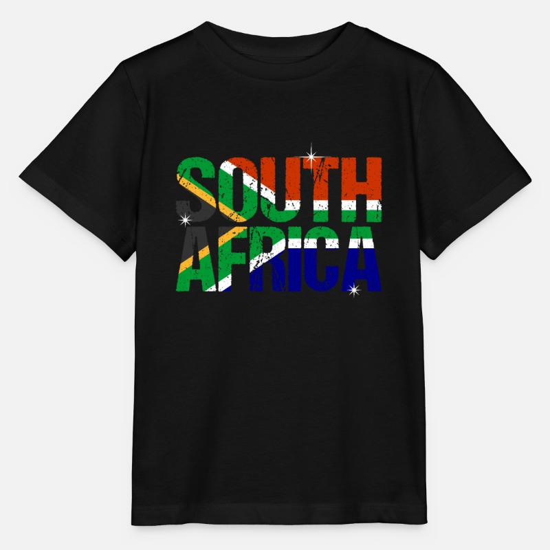 Südafrika - Stanley/Stella Kinder T-Shirt MINI CREATOR  - Schwarz