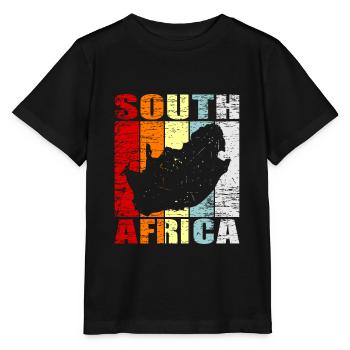 Afrique du sud - T-shirt bio MINI CREATOR Stanley/Stella Enfant - noir - Devant - Mikhail (115cm)