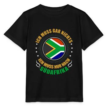 Idée cadeau chemise République d'Afrique du Sud - T-shirt bio MINI CREATOR Stanley/Stella Enfant - noir - Devant - Mikhail (115cm)