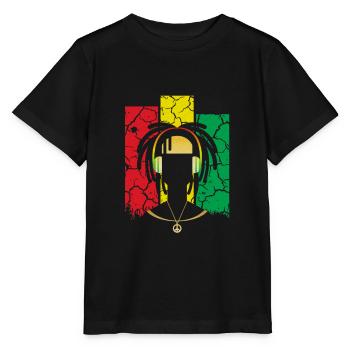 reggae - Stanley/Stella MINI CREATOR Kids’ T-Shirt - black - Front - Mikhail (115cm)