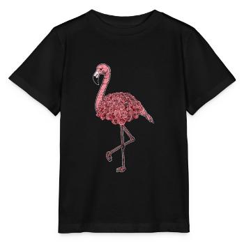 Flamingo - T-shirt bio MINI CREATOR Stanley/Stella Enfant - noir - Devant - Mikhail (115cm)