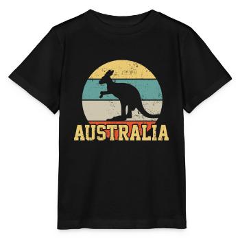 Australien - Stanley/Stella Kinder T-Shirt MINI CREATOR  - Schwarz - Vorne - Mikhail (115cm)