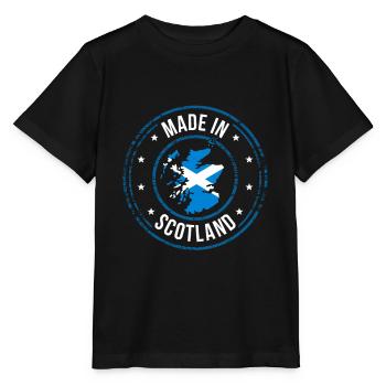 Scotland - Stanley/Stella MINI CREATOR Kids’ T-Shirt - black - Front - Mikhail (115cm)