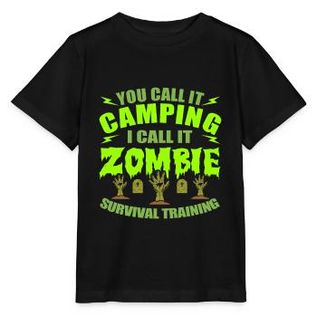 Zombie - Stanley/Stella Kinder T-Shirt MINI CREATOR  - Schwarz - Vorne - Mikhail (115cm)