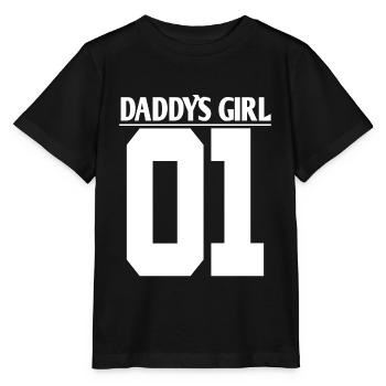 Chemise Daddy 01 & Daddys Girl 01 - T-shirt bio MINI CREATOR Stanley/Stella Enfant - noir - Devant - Mikhail (115cm)