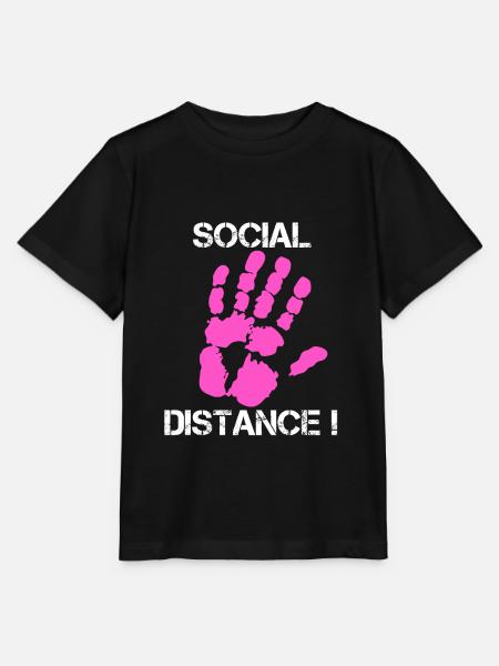Social Distance - Stanley/Stella Kinder T-Shirt MINI CREATOR - Schwarz