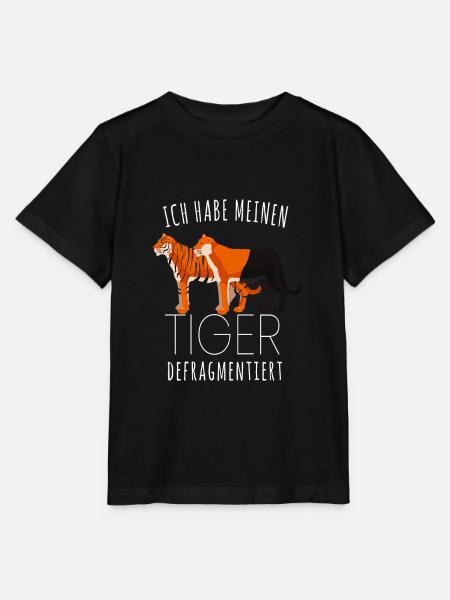 Ich Habe Meinen Tiger Defragmentiet IT - Stanley/Stella Kinder T-Shirt MINI CREATOR  - Schwarz
