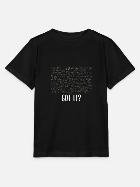 Vous avez les équations physiques? - T-shirt bio MINI CREATOR Stanley/Stella Enfant - noir