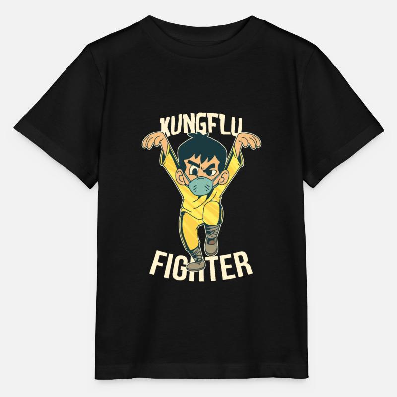Kung Flu Fighter Kung Fu - T-shirt bio MINI CREATOR Stanley/Stella Enfant - noir