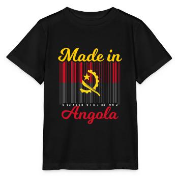Angola - T-shirt bio MINI CREATOR Stanley/Stella Enfant - noir - Devant - Mikhail (115cm)