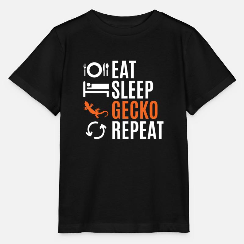 Gecko - T-shirt bio MINI CREATOR Stanley/Stella Enfant - noir
