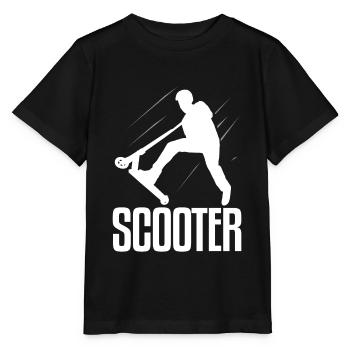 Scooter scooter - T-shirt bio MINI CREATOR Stanley/Stella Enfant - noir - Devant - Mikhail (115cm)