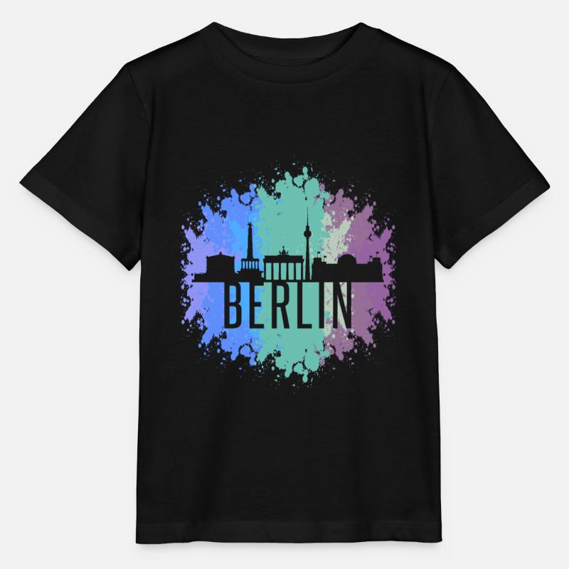 Berlin - Stanley/Stella Kinder T-Shirt MINI CREATOR  - Schwarz