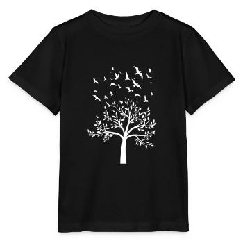 Bird ornithologist - Stanley/Stella MINI CREATOR Kids’ T-Shirt - black - Front - Mikhail (115cm)