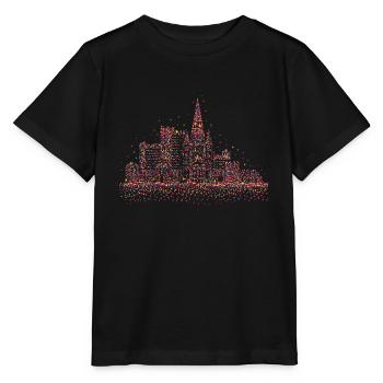 Carnaval de Bonn Chameaux Confettis Bonn Confettis - T-shirt bio MINI CREATOR Stanley/Stella Enfant - noir - Devant - Mikhail (115cm)