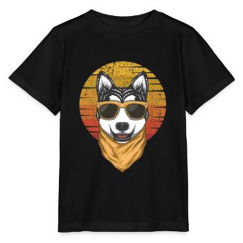 Husky - T-shirt bio MINI CREATOR Stanley/Stella Enfant - noir - Devant - Mikhail (115cm)